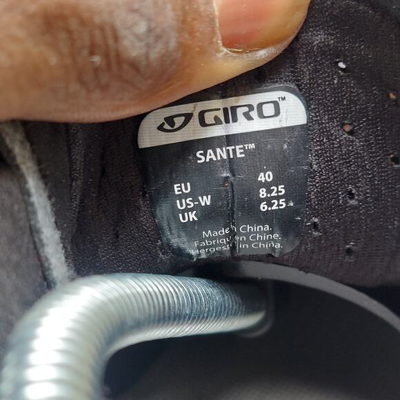 Giro Sante II Womens Road Bike Shoes Black EU 40 US 8.5 Cycling Cleats - Picture 10 of 10